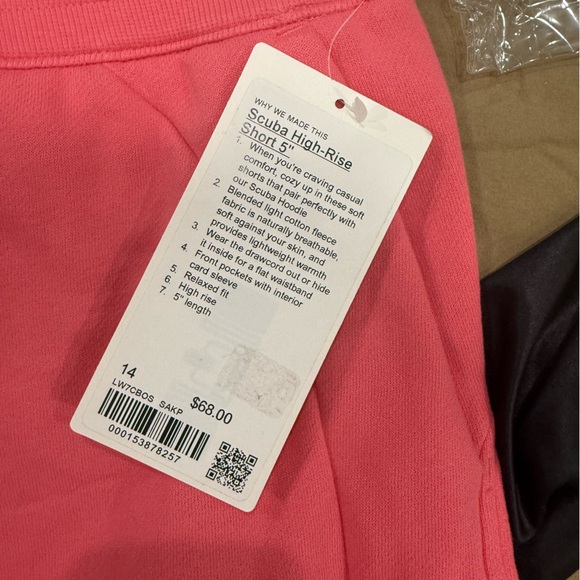 Lululemon Scuba HR Short 5” -Sz14 Sukara Pink - Picture 6 of 6